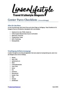 Center Parcs Checkliste 2021 1 pdf