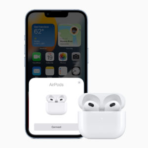 Apple AirPods 3rd gen iPhone 13 pairing 10182021