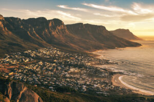 aerial shot of the coastal suburb of camps bay in 2025 02 02 11 52 25 utc